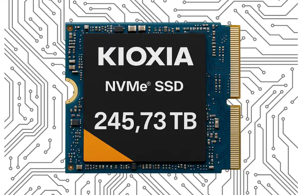 KIOXIA lança primeiro SSD NVMe de 245,76 TB do mercado para impulsionar IA generativa